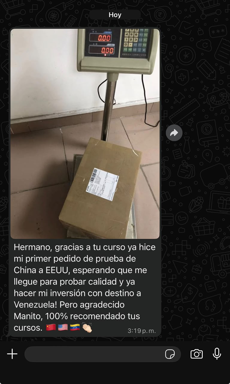 Caja en balanza logística